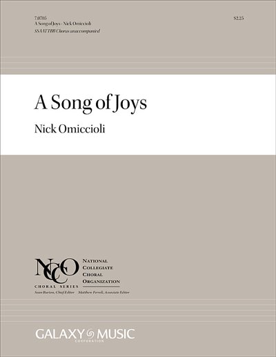 A Song of Joys (Bu)