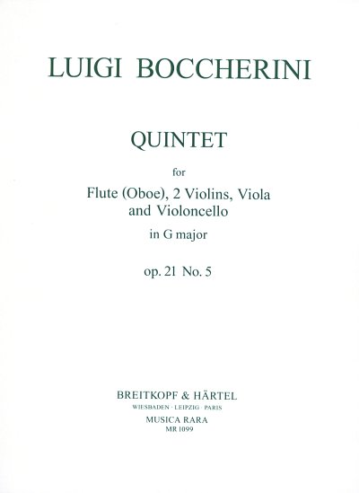 L. Boccherini: Quintett G-Dur Op 21/5