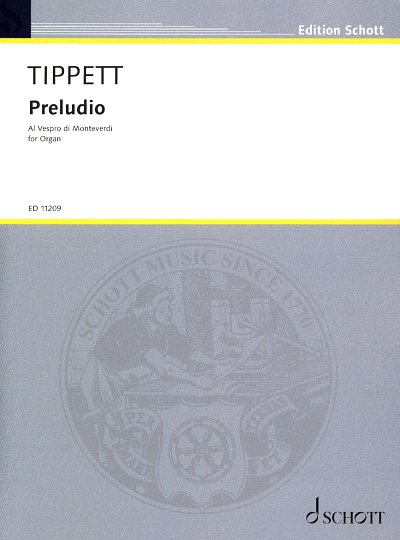 M. Tippett: Preludio , Org