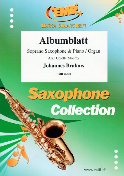 J. Brahms: Albumblatt, SsaxKlav/Org
