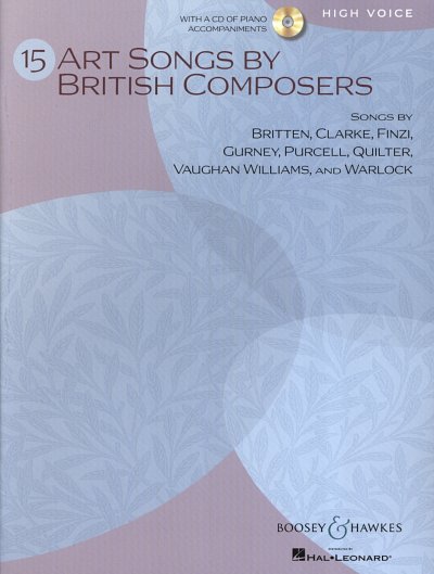 15 Art Songs by British Composers, GesHKlav (Bu+CD)