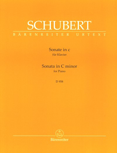 F. Schubert: Sonate c-Moll D 958, Klav
