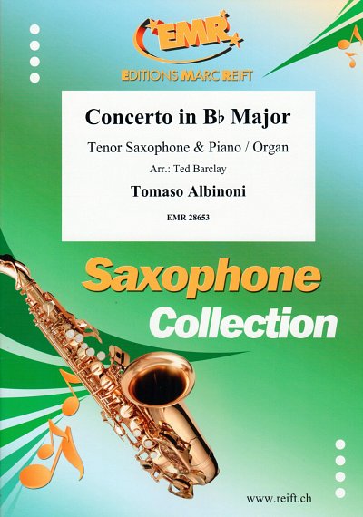 DL: T. Albinoni: Concerto in Bb Major, TsaxKlavOrg