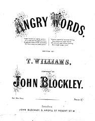 DL: J. Blockley: Angry Words, GesKlav