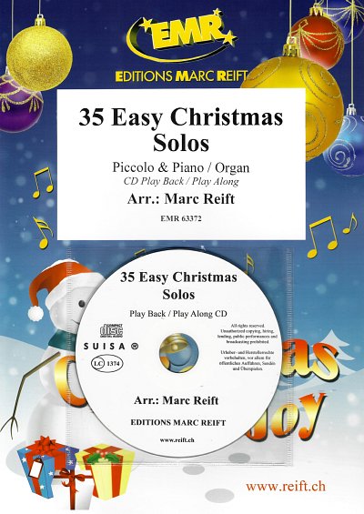 DL: M. Reift: 35 Easy Christmas Solos, PiccKlav/Org