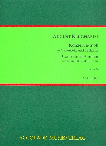 A. Klughardt: Konzert a-moll op. 59, VcOrch (Part.)