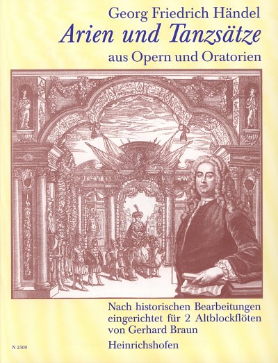 G.F. Haendel: Arien und Tanzsaetze aus Opern u, 2Ablf (Sppar