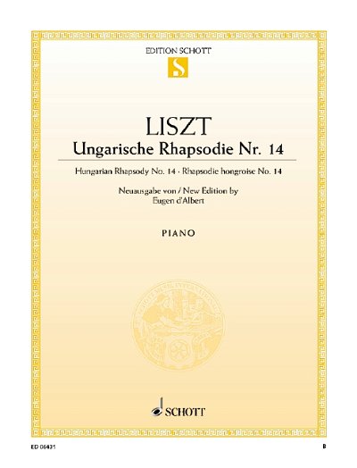 F. Liszt: Ungarische Rhapsodie , Klav (EA)