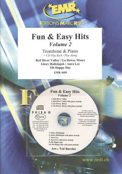 T. Barclay: Fun & Easy Hits Volume 2, PosKlav (+CD)