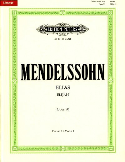 F. Mendelssohn Barth: Elias op. 70, SolGChOrch