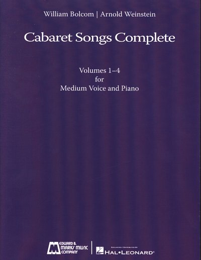 W. Bolcom: Cabaret Songs Complete Vol. 1-4, GesMKlav