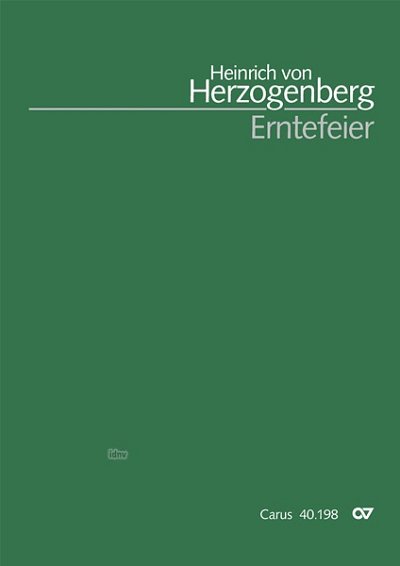 DL: H. v. Herzogenberg: Erntefeier op. 104 (Part.)