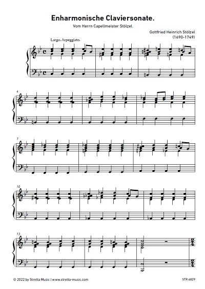 DL: G.H. Stölzel: Enharmonische Sonate, Klav