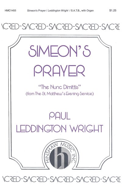 P.L. Wright: Simeon's Prayer, GchOrg (Chpa)