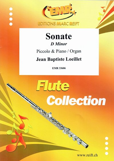 J.-B. Loeillet: Sonate D minor, PiccKlav/Org (KlavpaSt)
