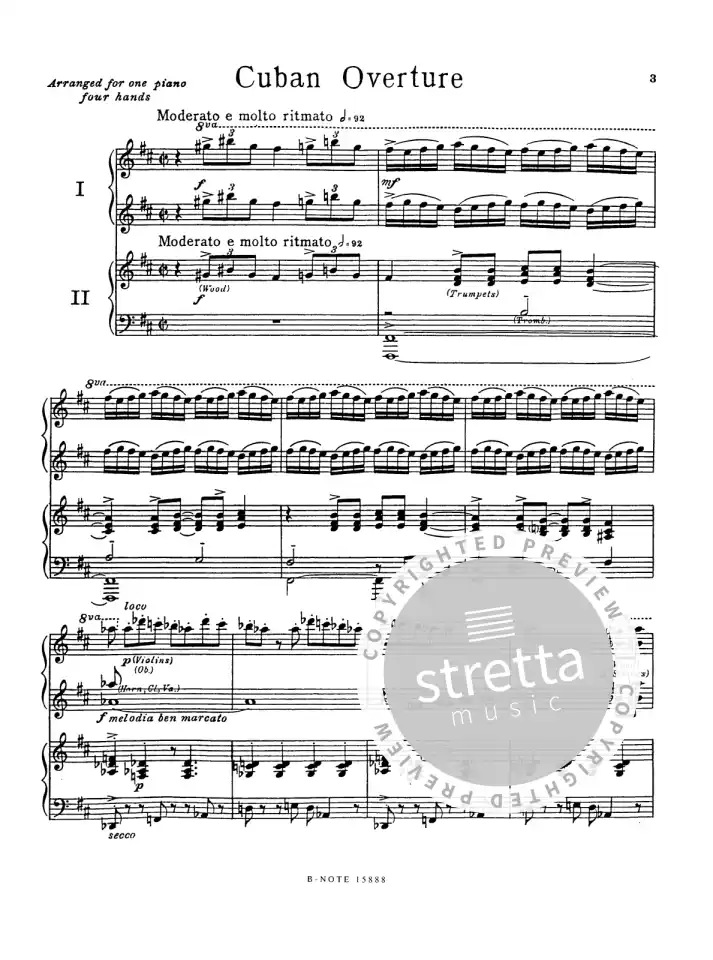 G. Gershwin: Cuban Overture (Arr. Klavier 4hd, Klav4m (Sppa) (1)