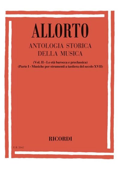 R. Allorto: Antologia Storica della Musica 2/ 1