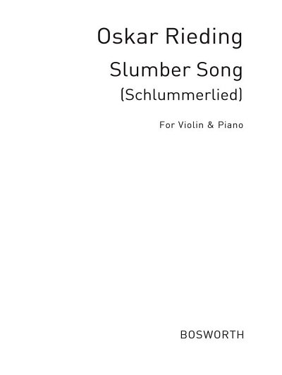 O. Rieding: Schlummerlied op. 22/1, VlKlav (KlavpaSt)