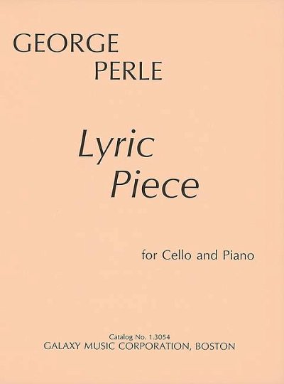 DL: G. Perle: Lyric Piece, VcKlav