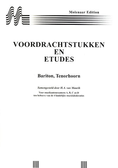 H.A. van Maurik: Voordrachtstukken en Etudes -, Thrnvl;Bar;E