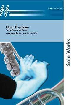J. Brahms: Chant Populaire, SaxKlav (KlavpaSt)