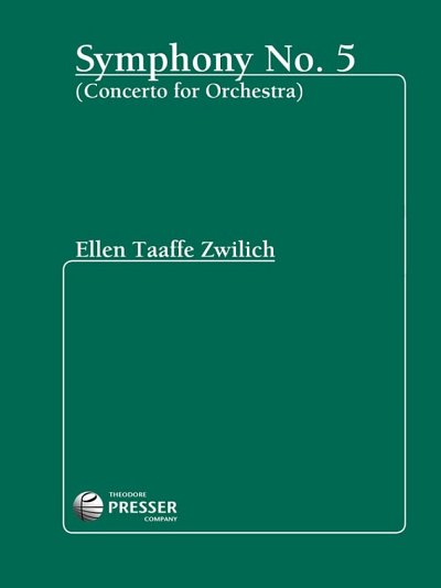 Z.E. Taaffe: Symphony No. 5, Blaso (Part.)