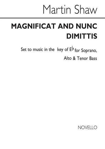 M. Shaw: Magnificat And Nunc Dimittis In E Flat