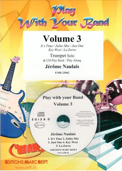 J. Naulais: Play With Your Band Volume 3, Trp (+CD)