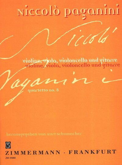 N. Paganini: Quartetto Nr. 8 A-Dur