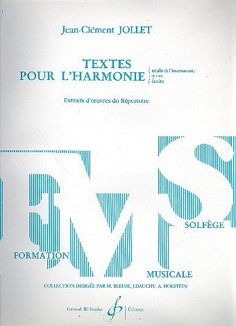 J. Jollet: Textes pour l'harmonie