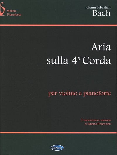J.S. Bach: Aria Sulla 4A Corda Per Violin, VlKlav (KlavpaSt)