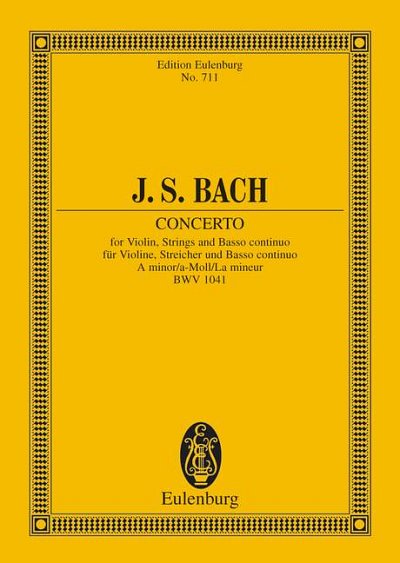 DL: J.S. Bach: Konzert a-Moll, VlStrBc (Stp)