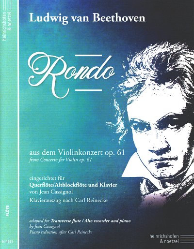L. v. Beethoven: Rondo aus dem Violin, Fl/AbfKlav (KlaPa+St)
