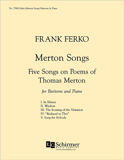 F. Ferko: Merton Songs, GesBrKlav