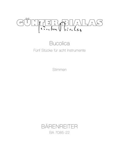 G. Bialas: Bucolica (1982) (Stsatz)