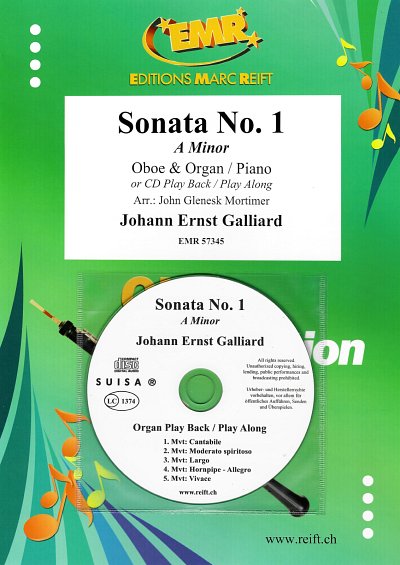 DL: J.E. Galliard: Sonata No. 1, ObKlv/Org