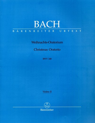J.S. Bach: Weihnachts-Oratorium BWV 248, 4GesGchOrchO (Vl2)