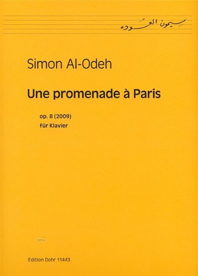 S. Al-Odeh: Une promenade a Paris op.8, Klav (Part.)