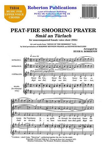 Peat Fire Smooring Prayer