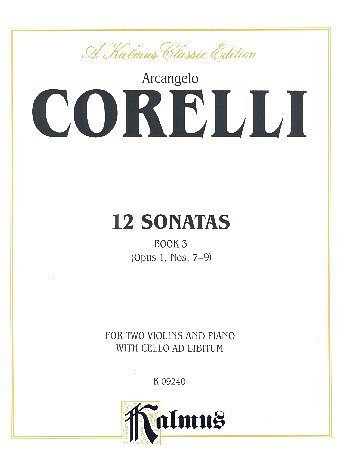 A. Corelli: Twelve Sonatas, Op. 1, Viol