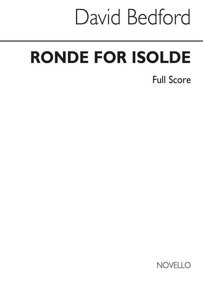 D. Bedford: Ronde For Isolde (Orchestral Scor, Sinfo (Part.)
