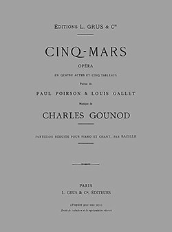 C. Gounod: Cinq Mars (KA)