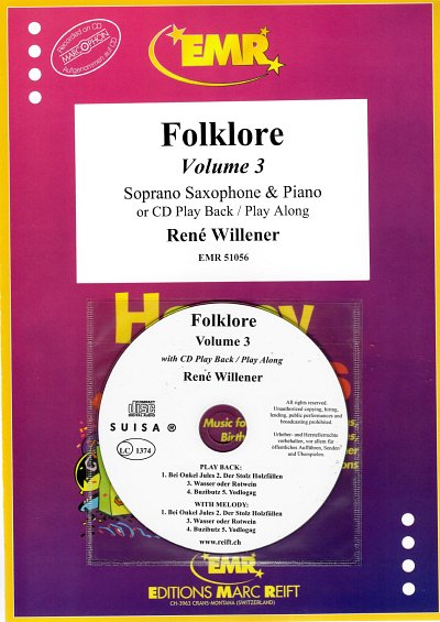 R. Willener: Folklore Volume 3, SsaxKlav (+CD)