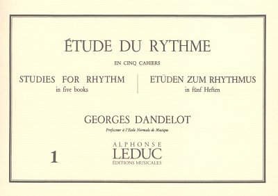 G. Dandelot: Etüden zum Rhythmus 1, Instr