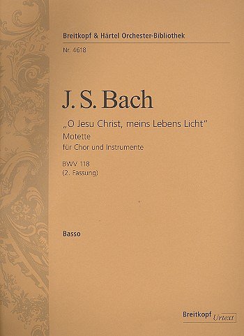J.S. Bach: O Jesu Christ meins Lebens L., Orchester