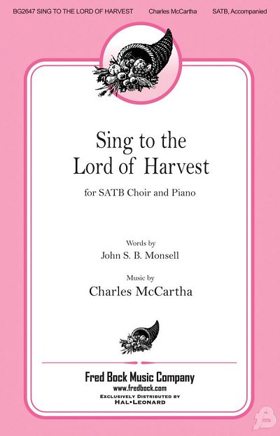C. McCartha: Sing to the Lord of Harvest, GchKlav (Chpa)