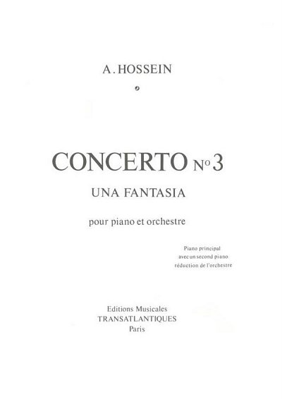 A. Hossein: Concerto N°3 Una Fantasia, 2Klav (KA)