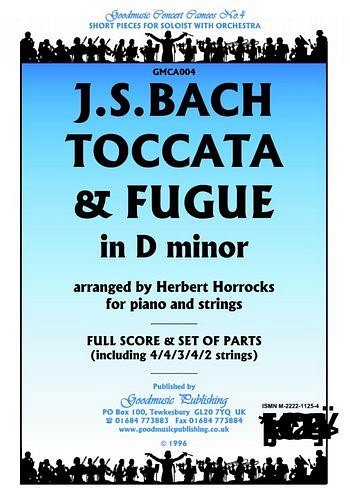 Toccata and Fugue In Dm, Sinfo (Pa+St)