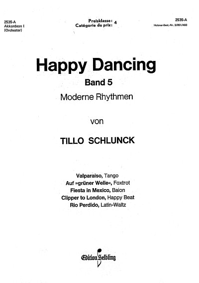 T. Schlunck: Happy Dancing Band 5, AkkOrch (Akk1)