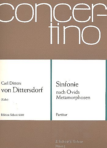 C. Ditters v. Ditter: Sinfonie F-Dur , Orch (Part.)